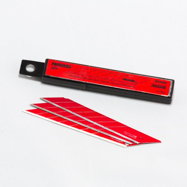 PROSERIES™ PROKNIFE: 9MM Black Stainless Steel Snap-Off Knife