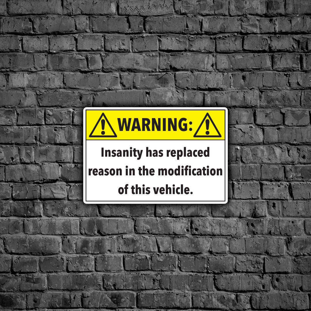 Warning Decal